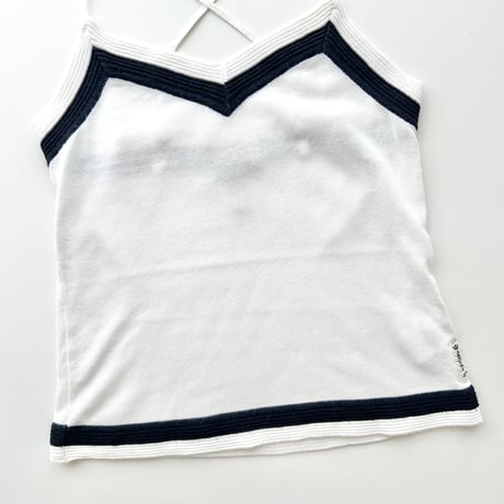 ARMANI bicolor cross camisole