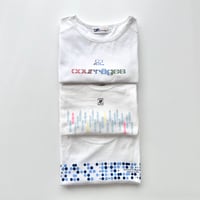 courreges white printed T-shirts