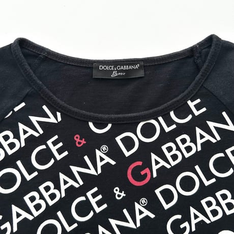 D&G black logo printed T-shirts