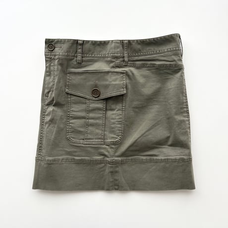 Burberry khaki cargo mini skirt