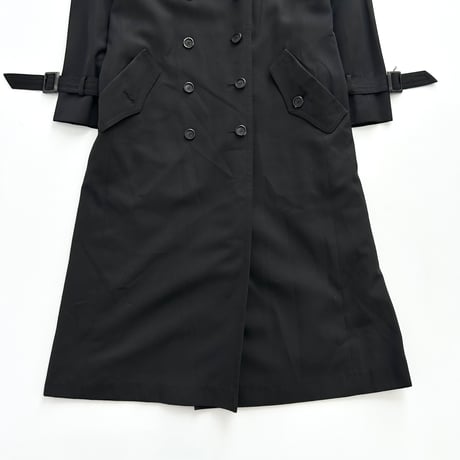 black long trench coat
