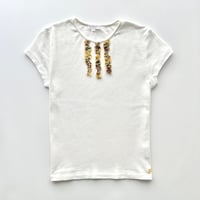 Burberry yellow frill T-shirts