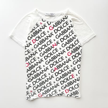 D&G white logo printed T-shirts