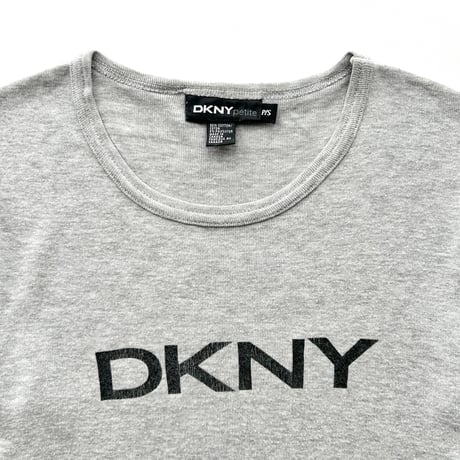DKNY gray logo printed T-shirts