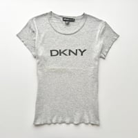 DKNY gray logo printed T-shirts