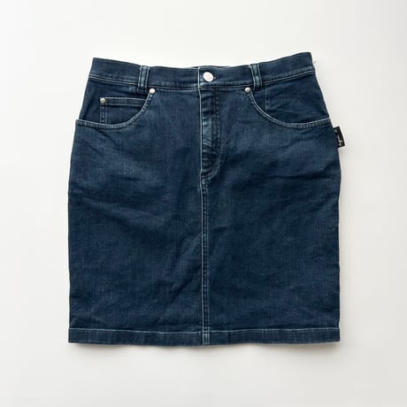 agnes b. blue denim skirt