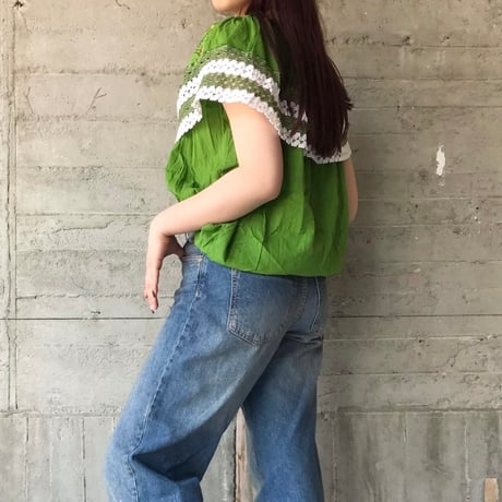 made in MEXICO embroidered cotton tunic