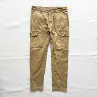 beige cotton cargo pants