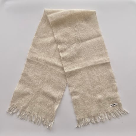 ivory knitted muffler