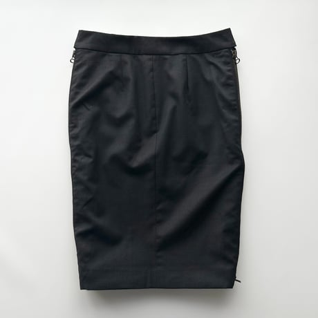 STELLA McCARTNEY black side zip skirt