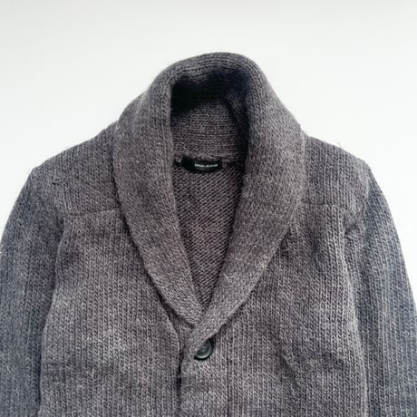 DKNY gray knit designed coat