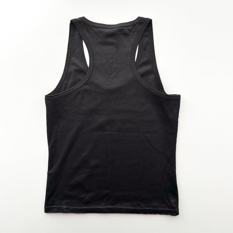 Ralph Lauren black×white mesh tank top