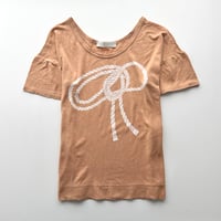STELLA McCARTNEY orange beige ribbon T-shirts