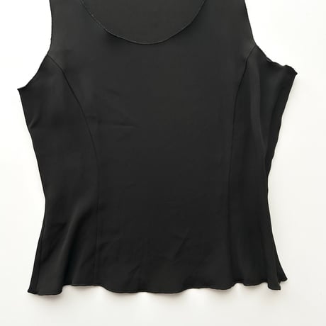 ARMANI black shape tank top