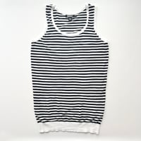 DKNY striped long knit tops