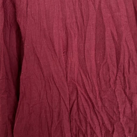 bordeaux frill designed blouse shirt