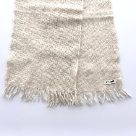 ivory knitted muffler