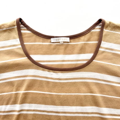 brown striped T-shirts