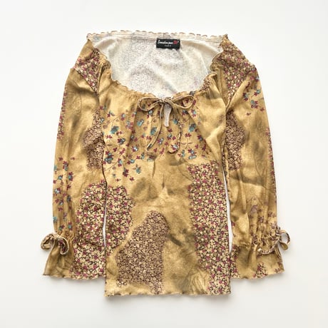 made in France / flower tulle tunic