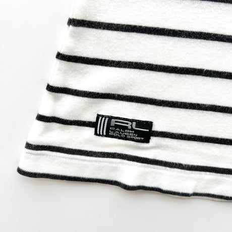 Ralph Lauren white×black striped tank top