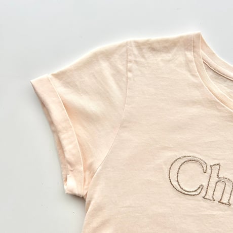 Chloe pale pink logo T-shirts