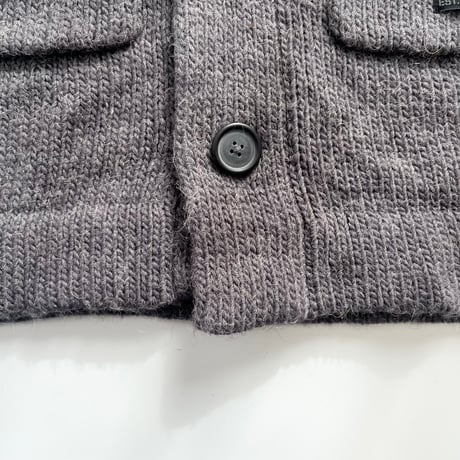 DKNY gray knit designed coat