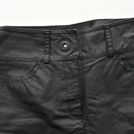 FENDI mat black mini skirt