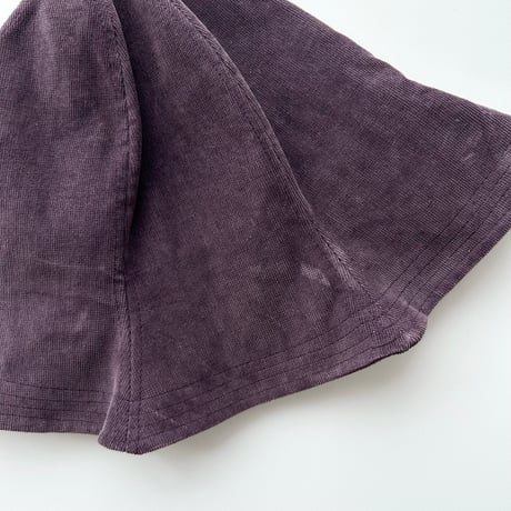 purple corduroy bucket hat
