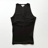MaxMara dark brown v neck tops