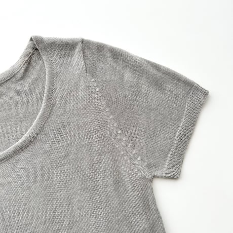 light gray knit tops