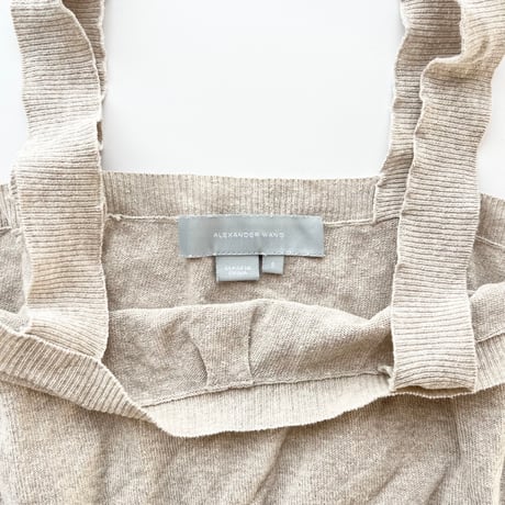 ALEXANDER WANG beige waist designed tops