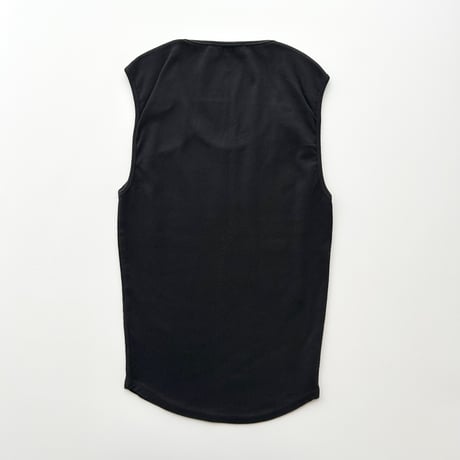 black flower printed tank top