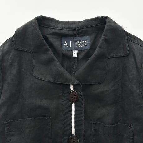 ARMANI black linen jacket