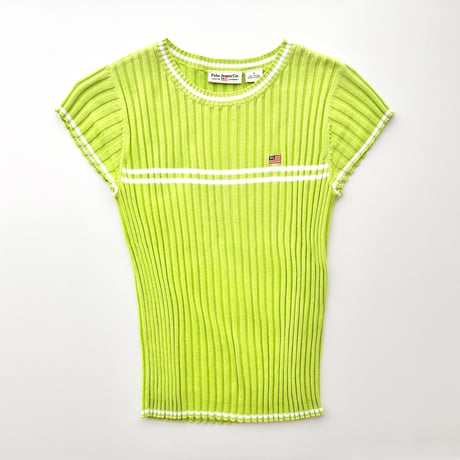 Ralph Lauren green line logo knitted tops