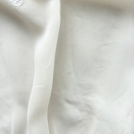 beige lace embroidery chiffon tops