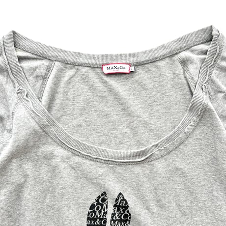 gray printed balloon T-shirts