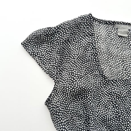 dot chiffon tunic