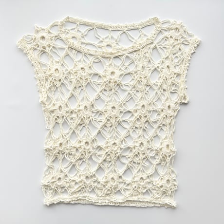 ivory crochet tops