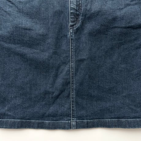 agnes b. blue denim skirt