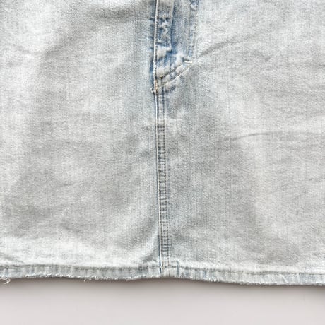 VERSACE light blue denim mini skirt