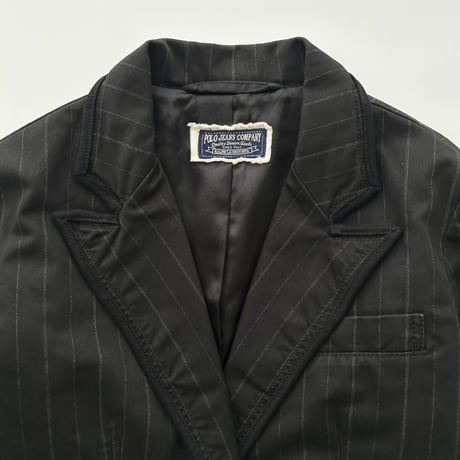 Ralph Lauren black stripe tailored jacket