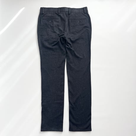 dark gray designed pants