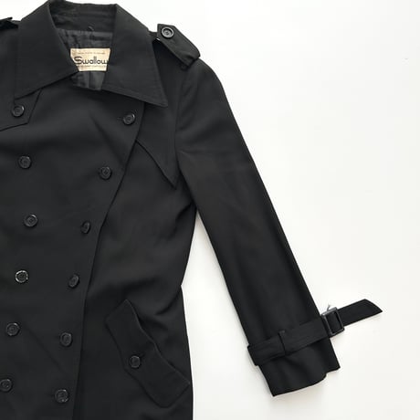 black long trench coat