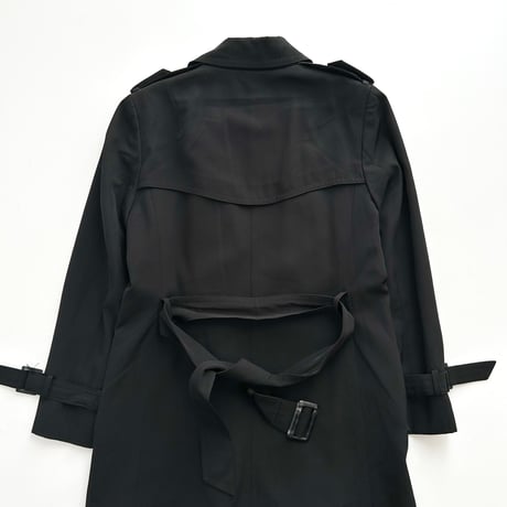 black long trench coat