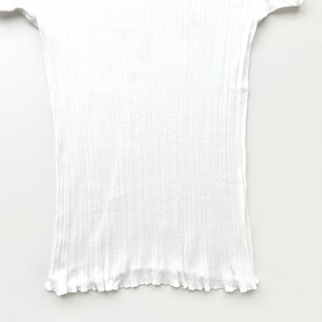 DKNY white rib T-shirts