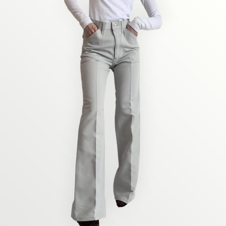 light gray straight pants