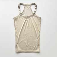 gold sequins sleeveless tops