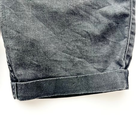 GUESS dark gray denim half pants