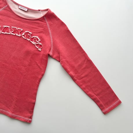 made in Italy / red patch logo sweat tops