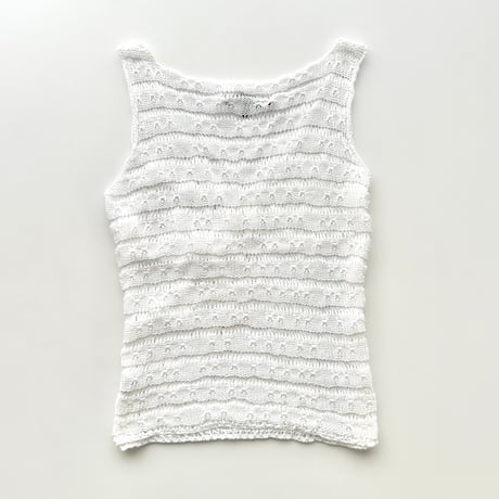 made in Italy / crochet embroidery tops